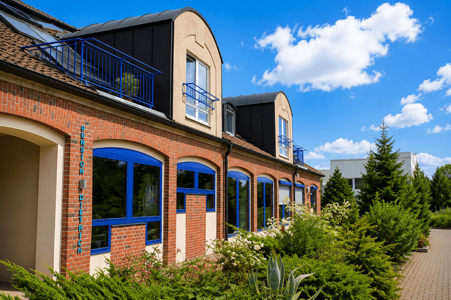 Außenansicht der Pension Dietrich